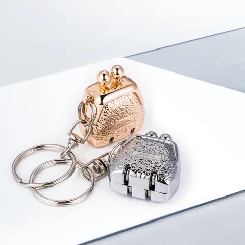 Mini Creative Bag-Shaped Folding Nail Clippers, Purse Bag Portable Travel Size Nail Cutter Keyring Compact Pocket Folding