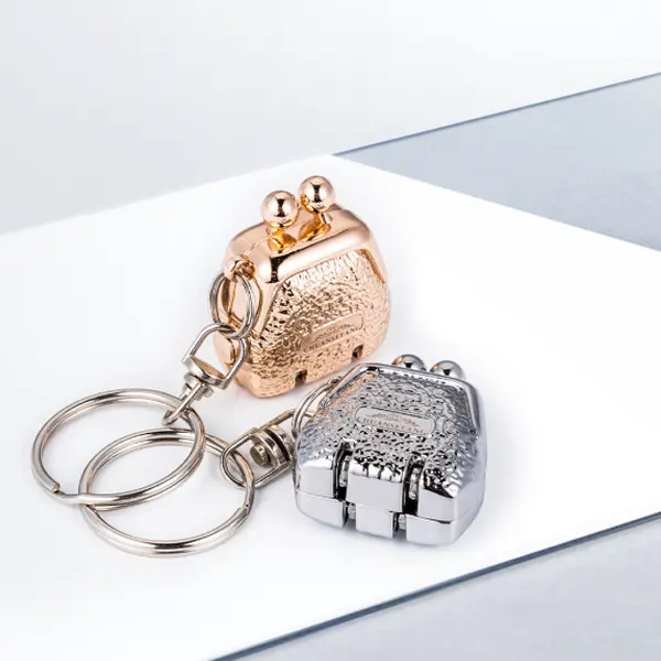 Mini Creative Bag-Shaped Folding Nail Clippers, Purse Bag Portable Travel Size Nail Cutter Keyring Compact Pocket Folding