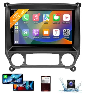Android 13 Car Radio Stereo for【Chevy Silverado GMC Sierra 2014-2018】 2+64G/4+64G with Backup Camera Wireless Carplay Android Auto WIFI GPS Bluetooth