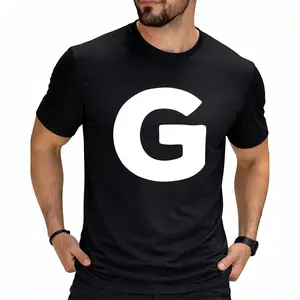 Letter G Capital Bold Alphabet Matching Monogram T-Shirt
