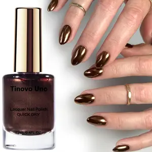 Metallic Copper Color Nail Polish,Quick-dry Nail Art Polish, High Quality Polish NailGel Art, Long-lasting Salon Quality Nail Art & Nai!Polish for Women & Girls