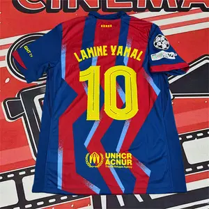 2025 2026 Barcelona Home Yamal 10 Short Sleeve Soccer Jersey