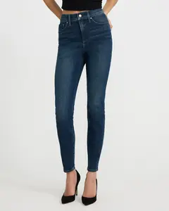 Express High Waisted Dark Wash Skinny Jeans