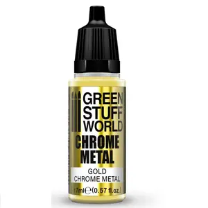 Green Stuff World for Models and Miniatures Chrome Paint – Gold 3691