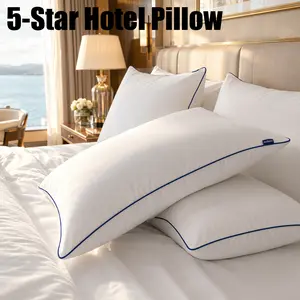 Luxury Hotel Pillow, Experience 5-Star Sleep with Premium Neck Support, Plush Soft Bed Pillow for Side & Back Sleepers