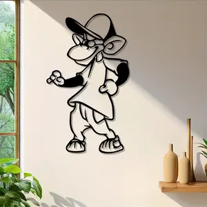 1pc Monkey Metal Wall Art, Playful Monkey Statue Mural, Ideal Gift for Halloween, Children's Day, Animal Decor Enthusiasts, Weather-Resistant Metal Wall Decor Wall Sculptures, Perfect for Kids' Room Wall & Backyard Fence, Whimsical Indoor & Outdoor