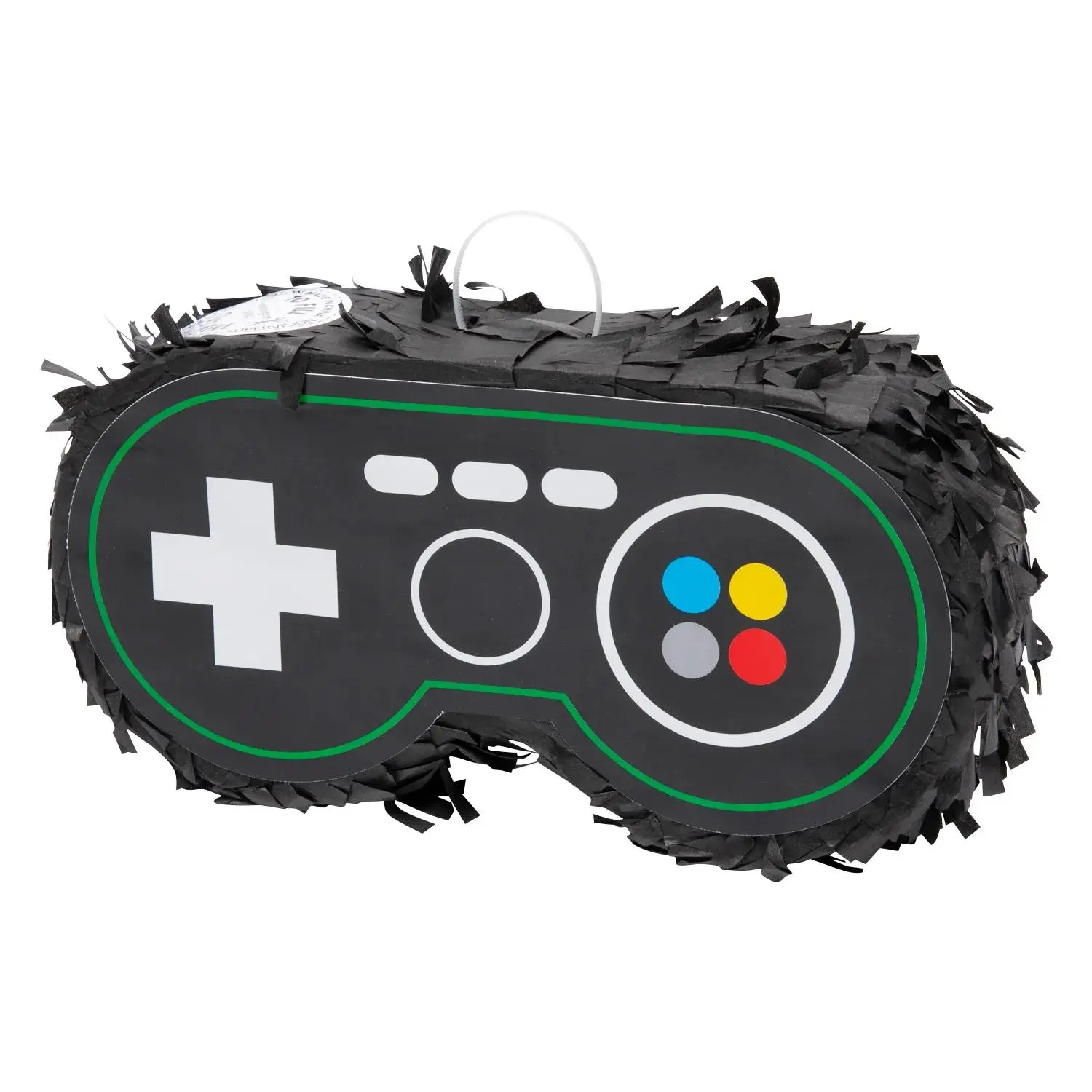 Multicolor Playful Mini Game Controller Tissue Paper Piñata Decorations, 3-PC Set (3.75in x 7.75in) - Unisex Burst Gifts for Festive Parties, Decorating