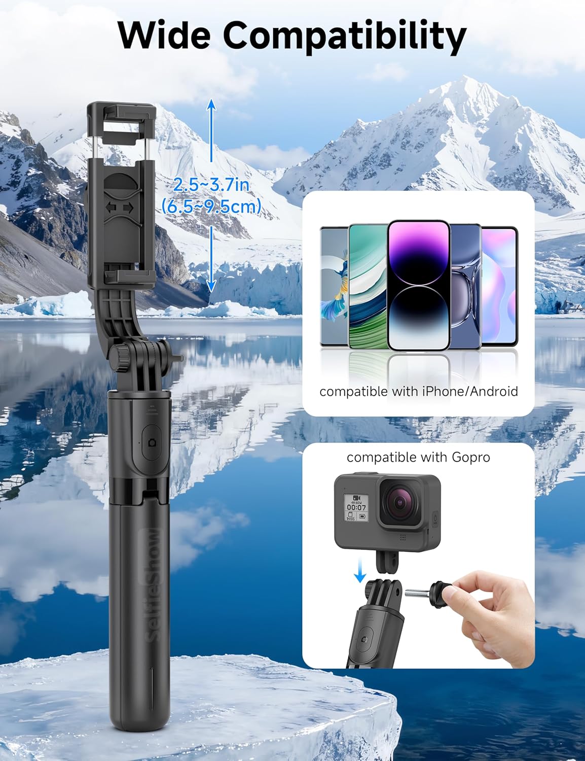 Mini Selfie Stick Travel Tripod for Cell Phone with Light, Extendable Selfie Stick for iPhone with Detachable Remote, iPhone Tripod for Video Recording, Photograph, Compatible with Cellphones Mini Selfie Stick Travel Tripod for Cell Phone with Light, Extendable Selfie Stick for iPhone with Detachable Remote, iPhone Tripod for Video Recording, Photograph, Compatible with Cellphones