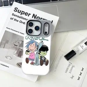 G-Gorillaz Band Phone Case For iPhone 17 16 15 14 13 12 11 Pro Max Air Plus Large-aperture Jelly Double-layer Frosted phone Case Luxury Fashion