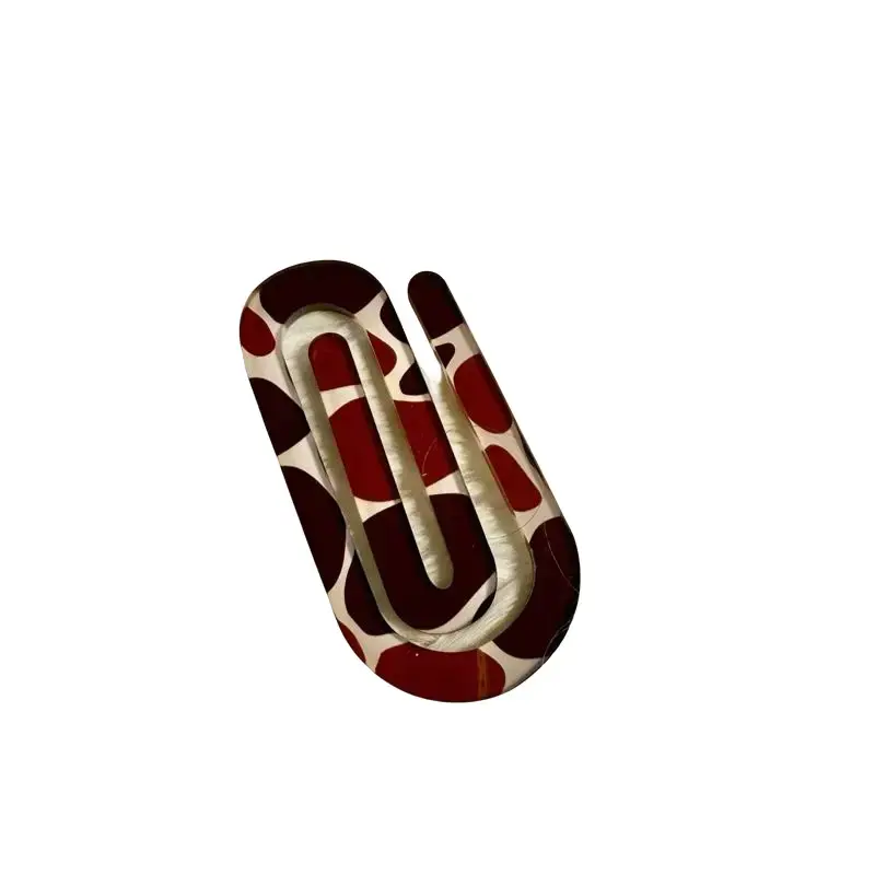 Oversized Paper Clips - Red and White Design for Office and Home Use