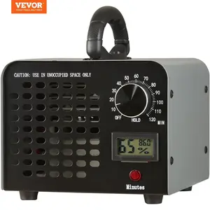 VEVOR Ozone Generator, 36000mg/h Ozone Machine, High Capacity Commercial/Industrial Ozone Generator Machine with 0-120 min Time Setting for Rooms, Cars
