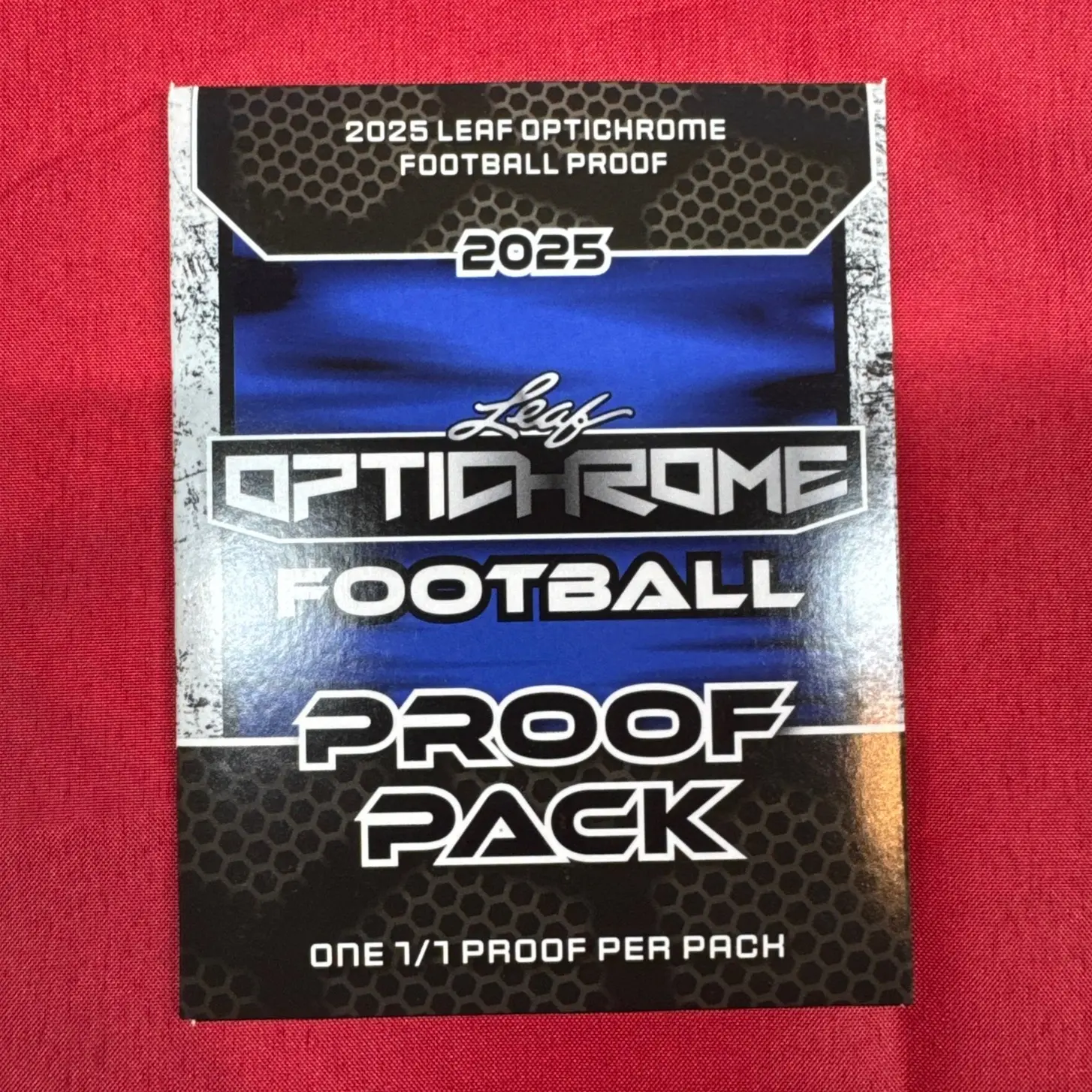 2025 Leaf Optichrome Football Proof Pack - (Each pack contains 1/1 Proof Card)