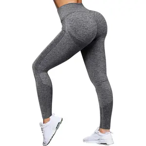 OMKAGI Scrunch Butt Workout Leggings for Women High Waisted Tummy Control Yoga Gym Pants