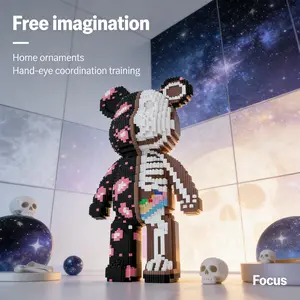 Star Skull Bear Series Creative Building Blocks Model, Bricks, 1451pcs, Original Authentic, New 2026 Design, Perfect Gift, DIY Craft Decor