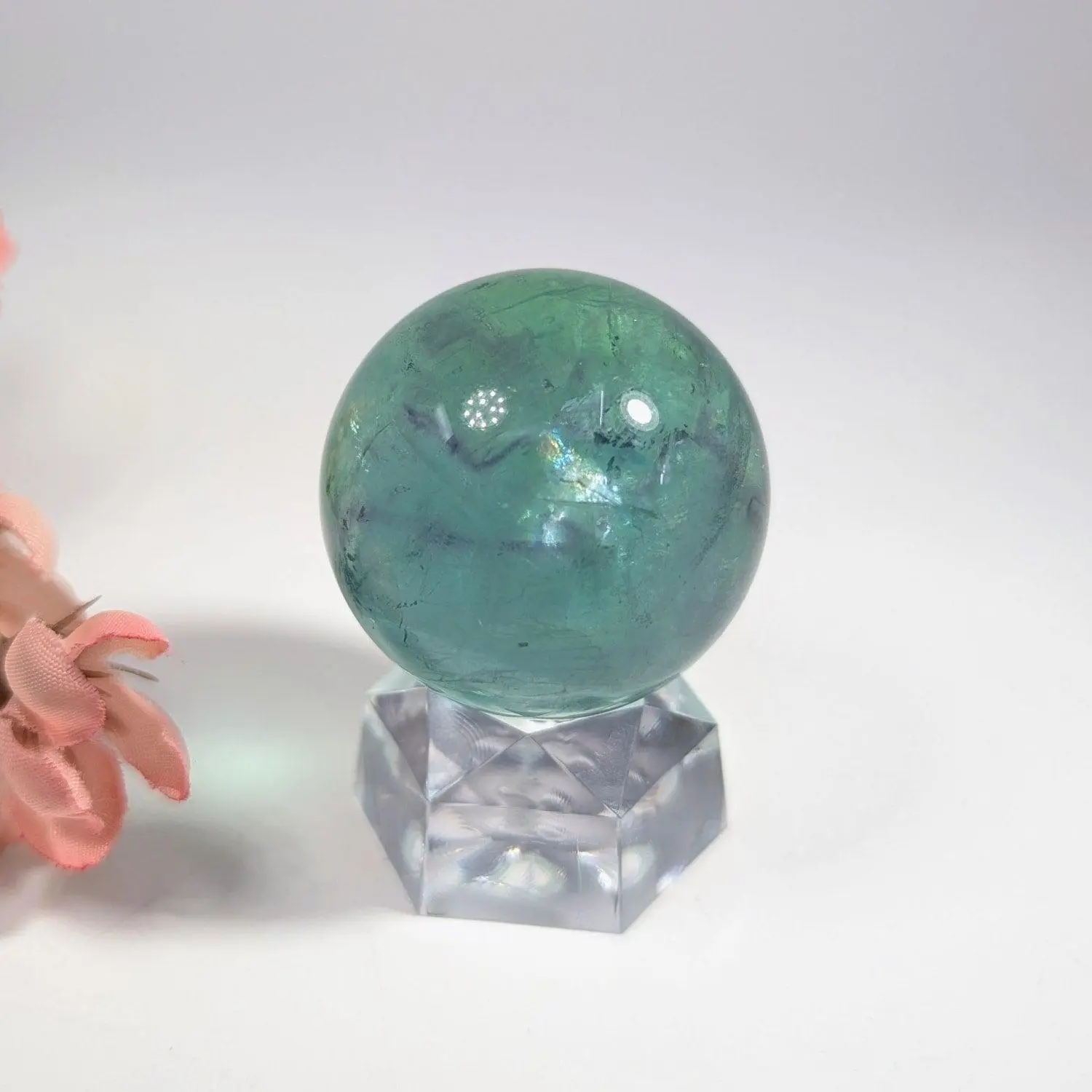 Rainbow Fluorite Sphere 1.3-inch