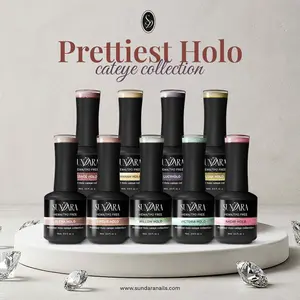Prettiest Holo Cat Eye Gel Nail Polish Collection
