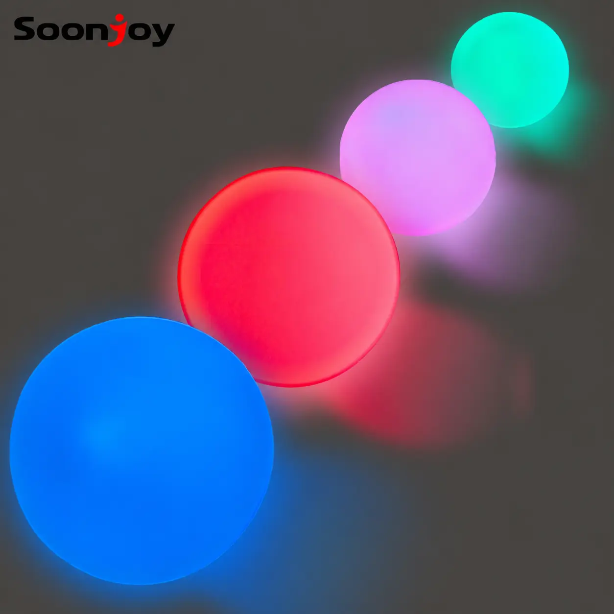 Colorful LED Juggling Balls, fun outdoor toy, ideal for Stage Acts and Cool Tricks 3PCS for a set
