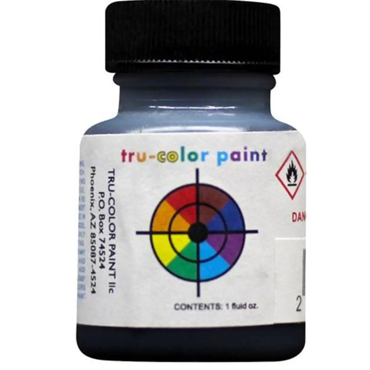 Tru-Color Paint  1 oz Acrylic Paint, Midnight Black, Arts Crafts Supplies, Paint Supplies