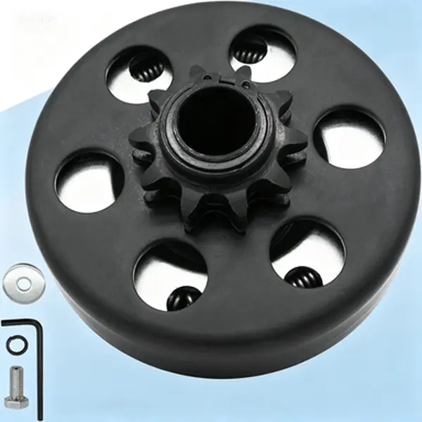 Heavy Duty Centrifugal Clutch with 3/4" Bore 10T Sprocket for #40-41-420 Chain, 6.5 HP Go Kart Minibike Engine Part, Fits Predator 212 Baja MB165 MB200, Includes Clutch Bolt & Washer Kit, Fast Heat Dissipation, No Welding Direct Replacement, Automotive, M