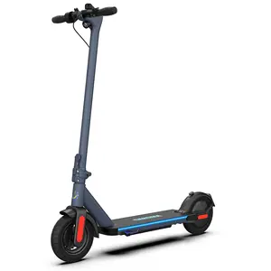 CAROMA Adult Commuter Foldable Electric Scooterr, 500W Motor, 10-inch Solid Tires, 300 lb Max Load, with Cruise Control, Dual Braking System and Shock Absorbers