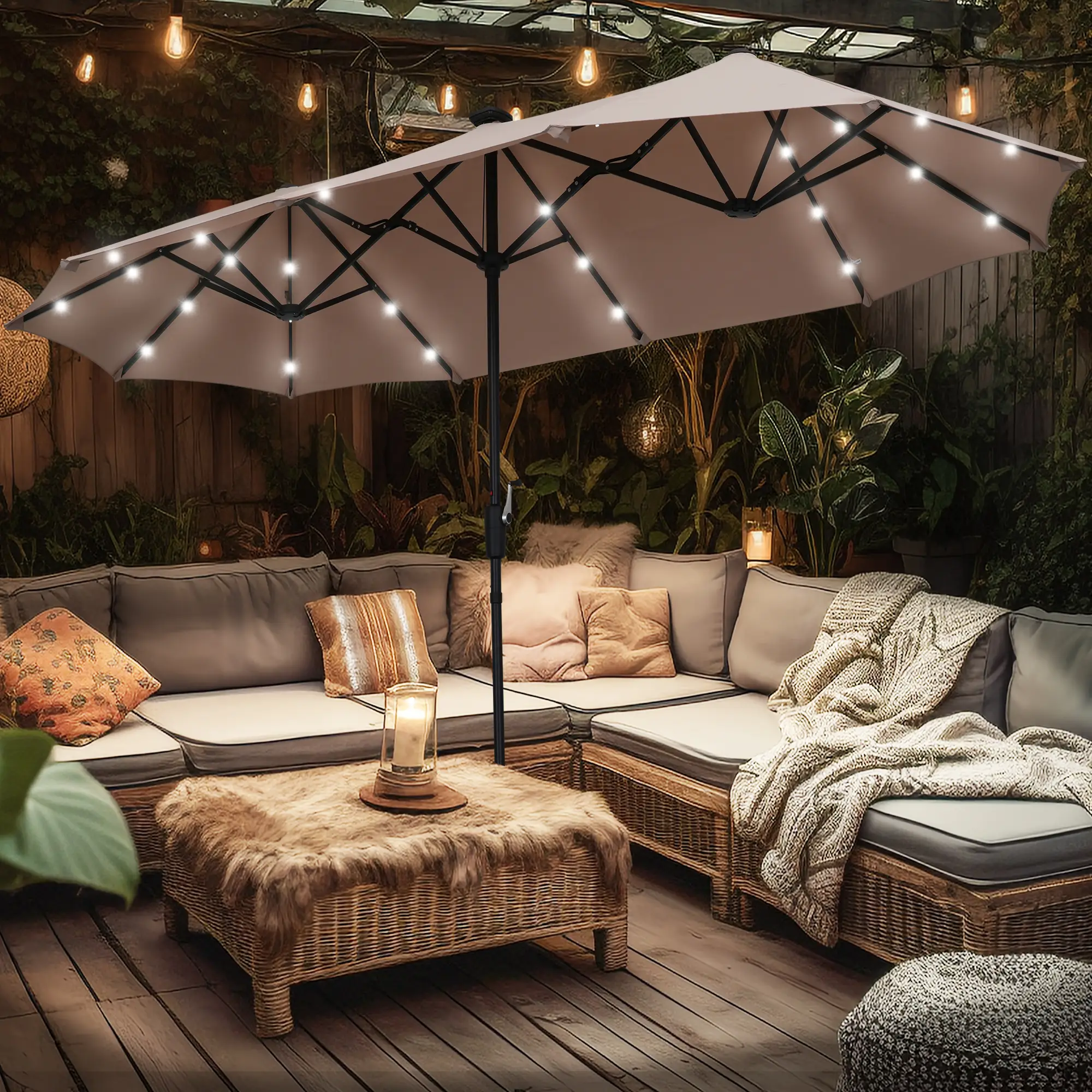 GDY 13ft Large Patio umbrella for outdoor for garden