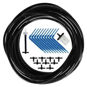 10 pcs Stakes Expansion Kit/Extra Accessories Kit for Solar Automatic Drip Irrigation Kit System, Solar Powered Auto Easy DIY Watering Device Supported Pots Plants