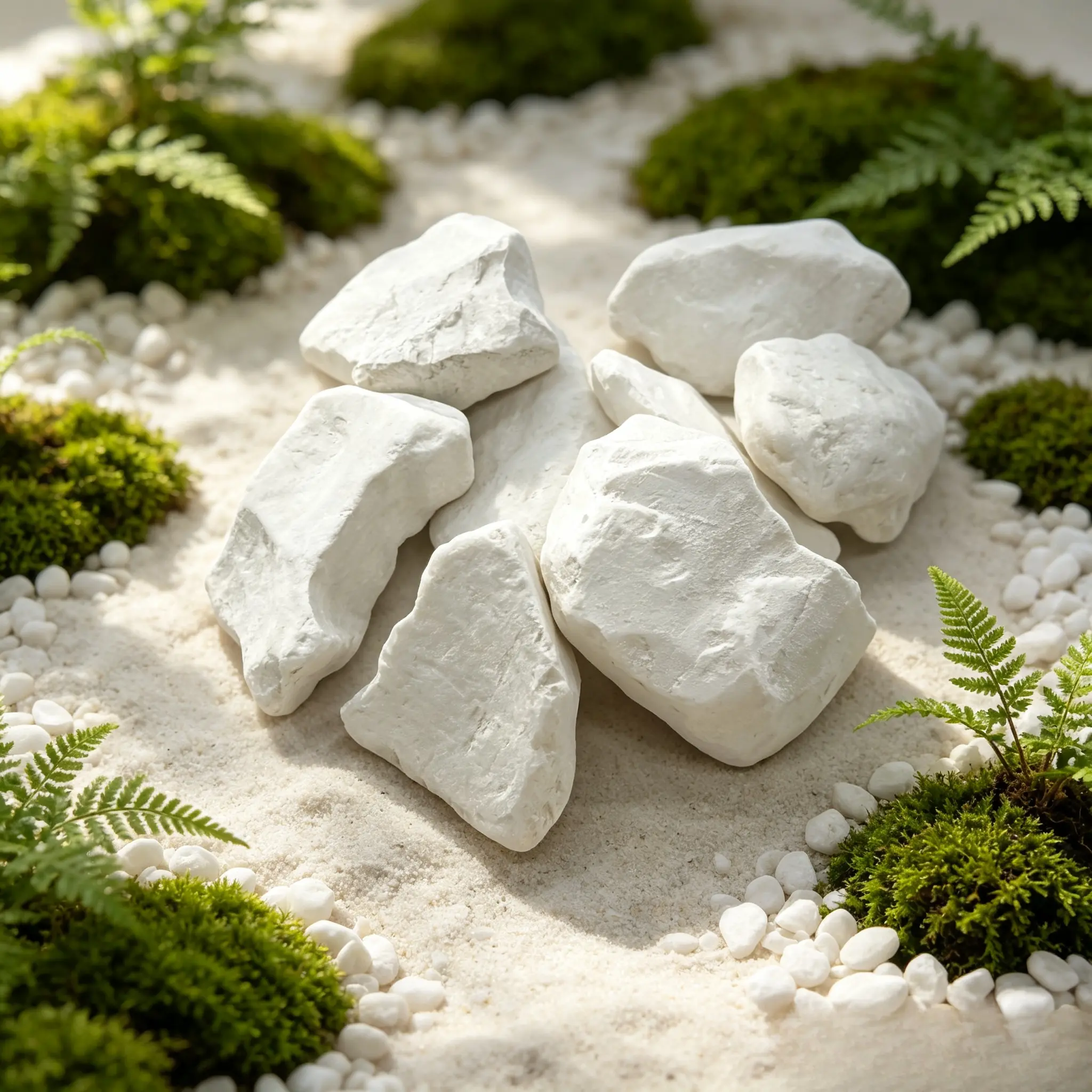 Natural Gray White Kaolin Clay, 4oz (113g) No-Additive Edible Cosmetic-Grade Pure Raw Mineral Clay for Home Improvement & Garden Soil Use