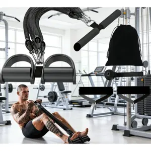 Tension rope with pedals and handles, multi-functional exercise pedal traction device, pedal traction device, multi-functional tension rope with handles and pedals, exercise traction rope, sit-up assistor, fitness training device, Stretch rope