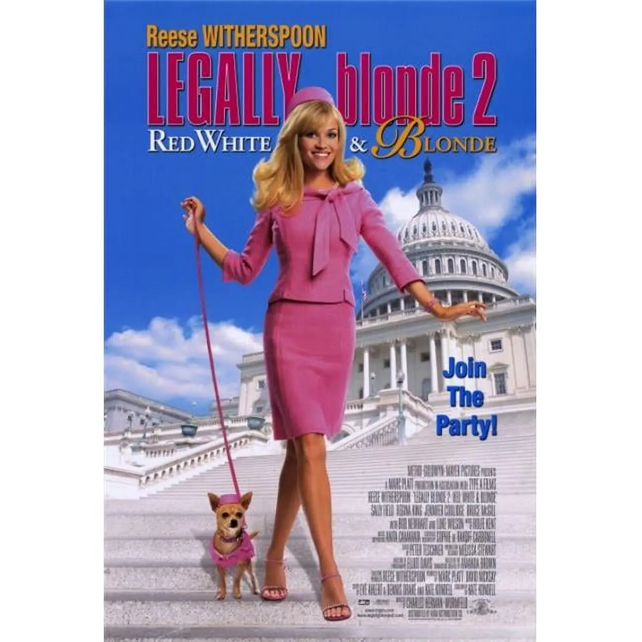 Legally Blonde 2: Red  White & Blonde Movie Poster Print (27 x 40)