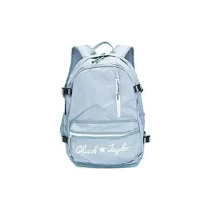 Converse Polyester Backpack for Students and Couples in Blue