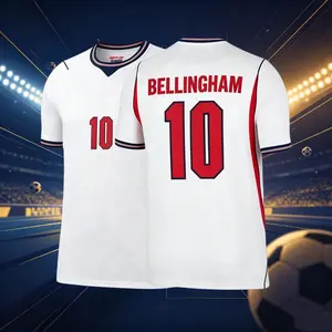 2026 England Home No. 10 Bellingham Short-Sleeve Soccer Jersey
