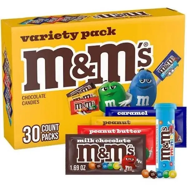 M&M’s variety pack-30 count