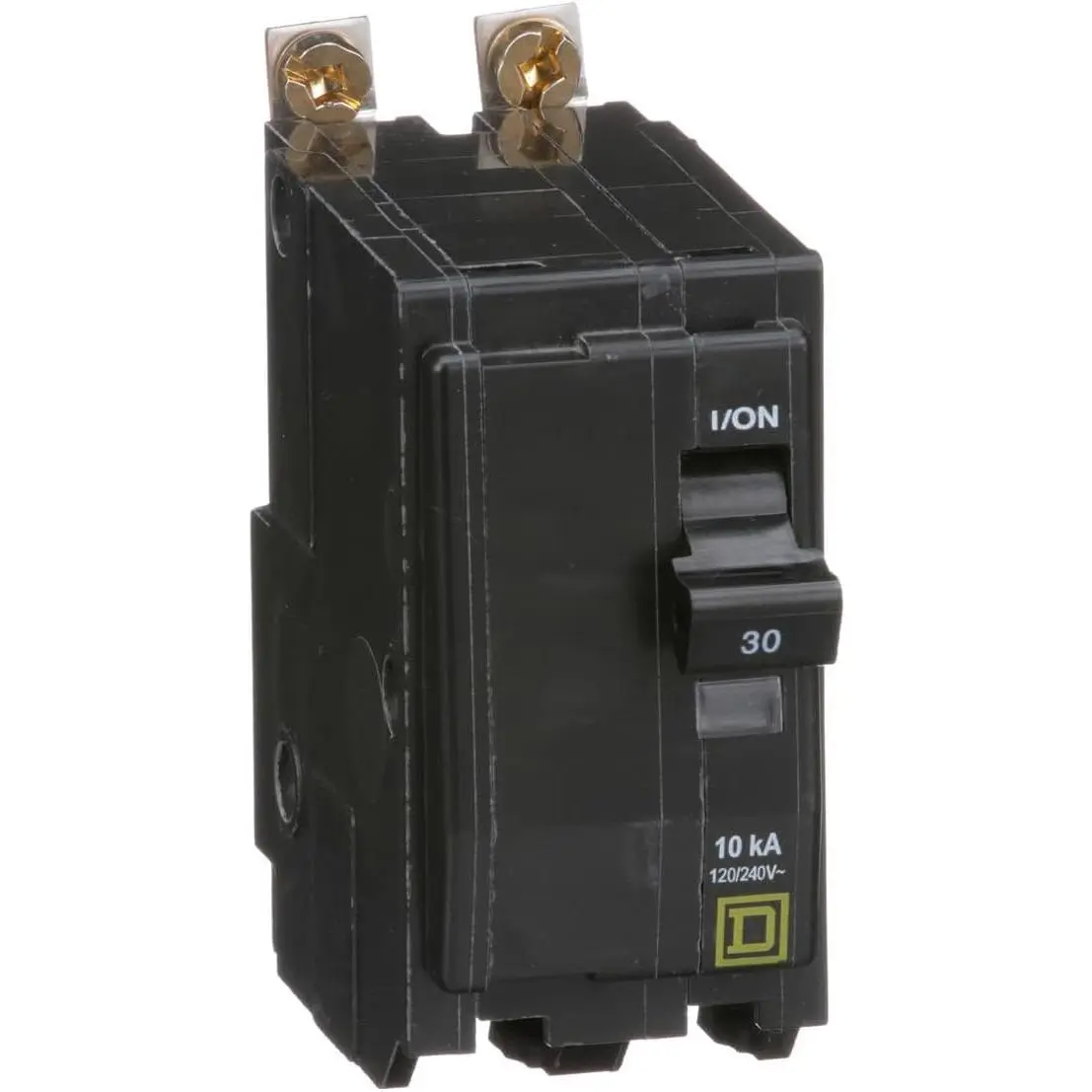 Square D QOB QOB230 Genuine OEM Bolt-On Circuit Breaker - 30A Double-Pole, 120/240V, Thermal Trip, 10 kAIC, for Load Centers, Commercial Use