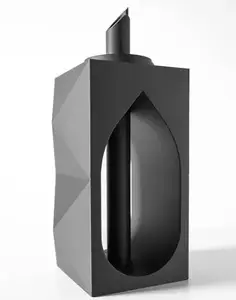 Modern Geometric Vase | Bold 3D-Printed Polymer Decor