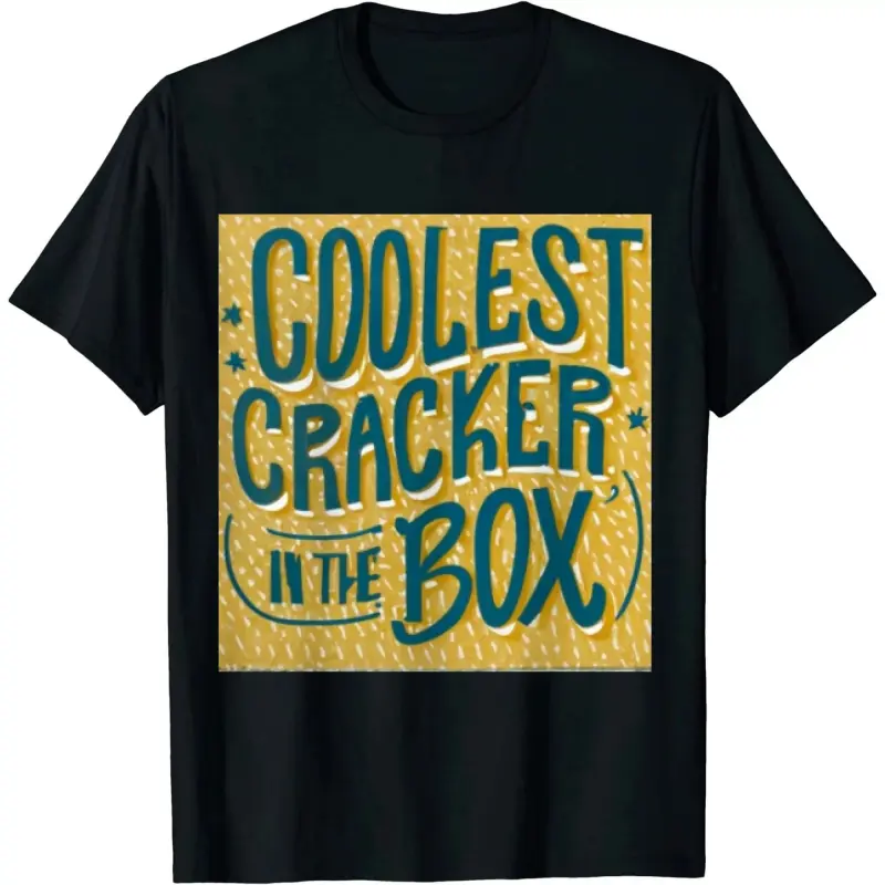 COMIO COOLEST CRACKER IN THE BOX TSHIRT BEST TRENDING TEES &TOPS