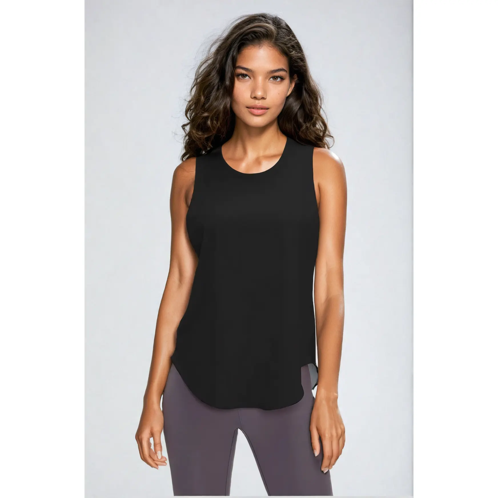 Split Back Tank Top