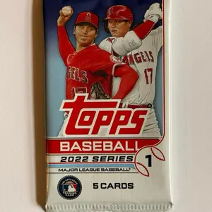 Topps 2022 Baseball Series ONE- 5 Card Pack Major League Baseball Trading Cards