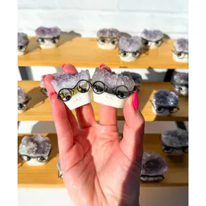 Natural Amethyst Crystal Nerdy Buddies Crystal Buddies