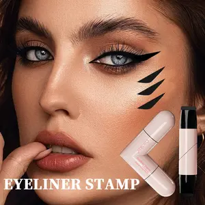 Double-Ended Stamp Eyeliner Pen, Wing Eyeliner, Longwear Eye Liner, Waterproof Long-Lasting, Beginner-Friendly Makeup Tool, No Smudging, Left & Right Eye Design