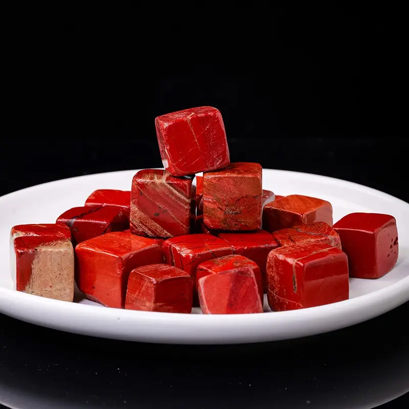 Natural Crystal-Crysta Cube Tumbled Stones for Meditation Aids & Spiritual Tools Reiki Healing Chakra Healing