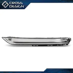 CROSSDESIGN Left LED DRL Fog Light Daytime Running Lamp Fit For 2015-18 Porsche Cayenne 958