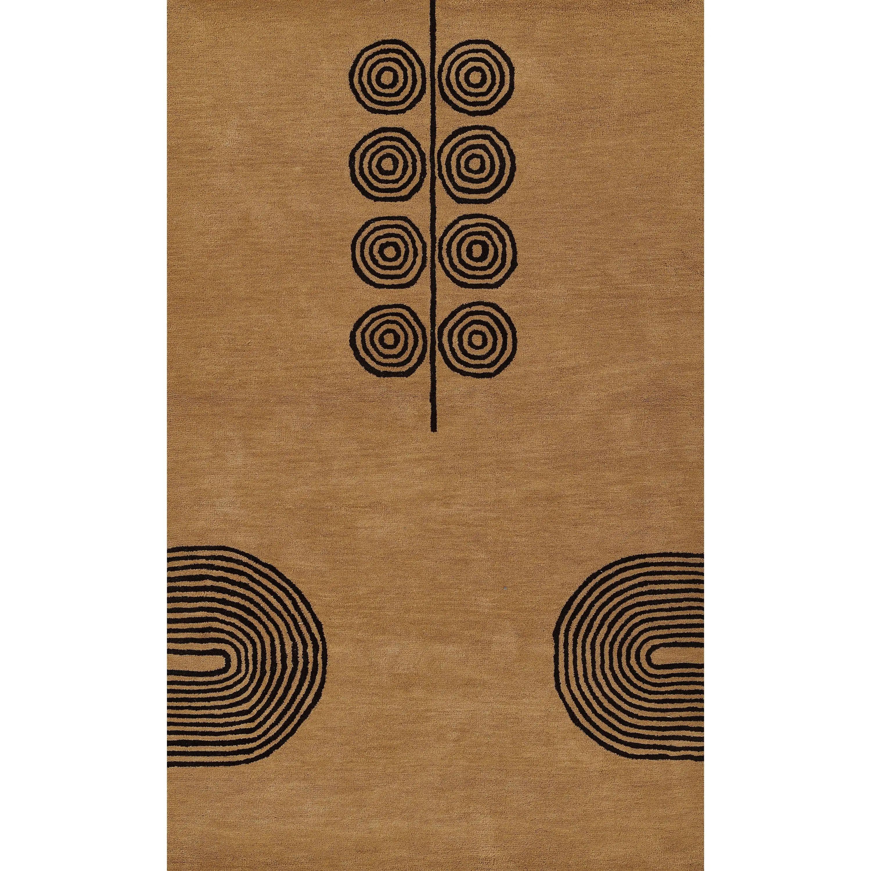 Momeni Simba SIM-6 Beige Contemporary Hand Tufted Rug