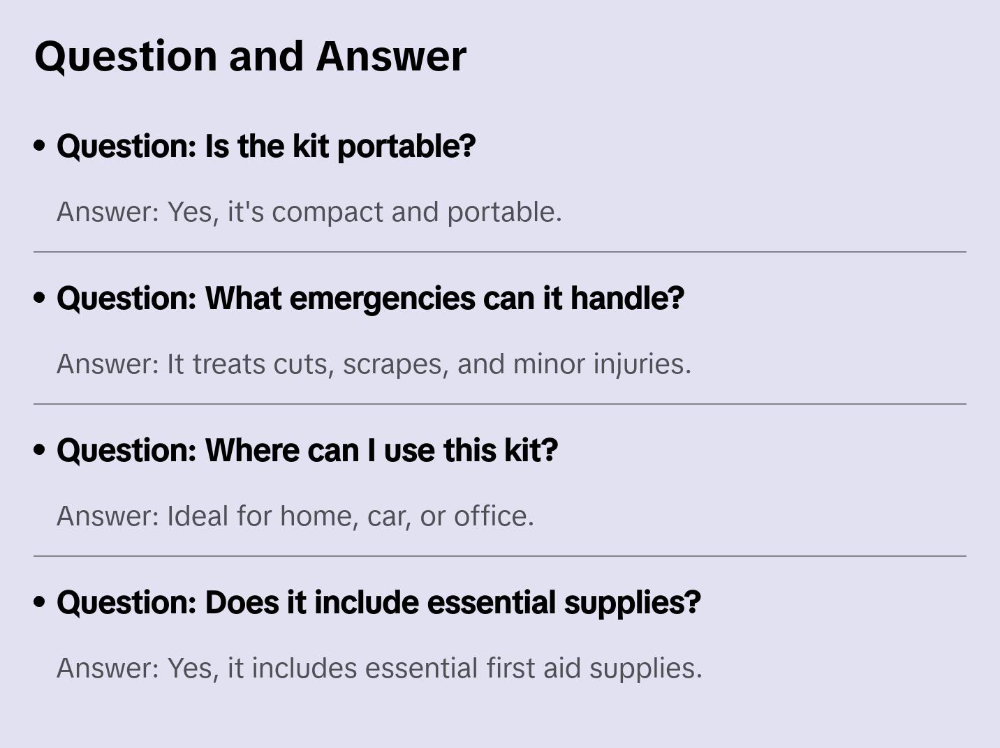 The Essential First Aid Kit