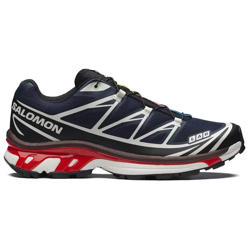 Salomon XT-6 Maritime Blue Black Men's / Women's Trail Running Walking Casual Lifestyle Sneakers Outdoor Shoes