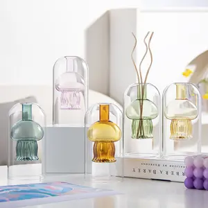 Reed diffuser aromatherapy scent diffuser jellyfish modeling glass ornaments bottle
