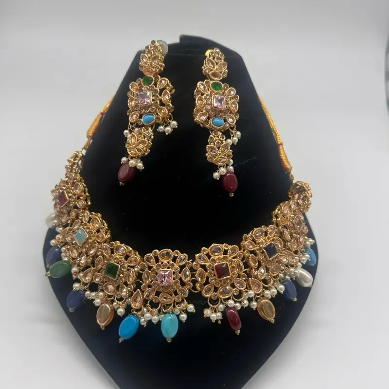 16" Extendable & Shortenable Multi-Color Jewelry Set