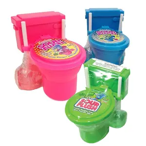 Kidsmania Sour Flush - Colorful Plastic Pouches for Kids, Featuring Pink, Blue & Green Design, Ideal for Snacking and Fun - Candy