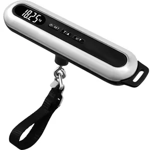 Travel Luggage Scale 110lb Digital Suitcase Scale Portable Weight Scale Handheld Baggage Scale High Precision Stainless Steel Luggage Scale Carry-on Weight Scale Lightweight Travel Tool