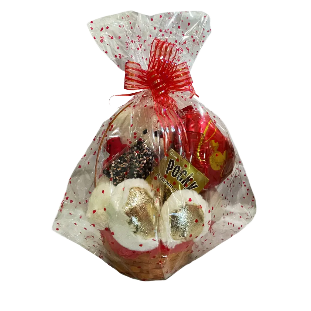15-inch Teddy Bear and Coin Purse Basket