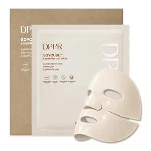 [DPPR Official] SOYCUBE ExoRepair Gel Mask (4ea), Intensive Repair Gel Mask, Glow Boosting, Glass Skin, Korean Skincare, Soy Peptide & Exosome, Hydrating & Calming for Sensitive Skin, At-home Spa Care